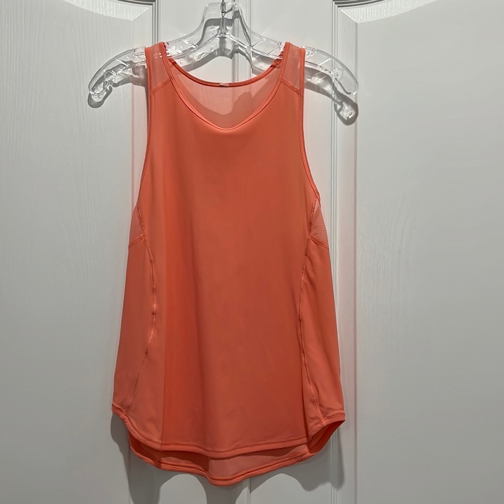 Lululemon Sculpt Tank - Tangerine (Size 4)